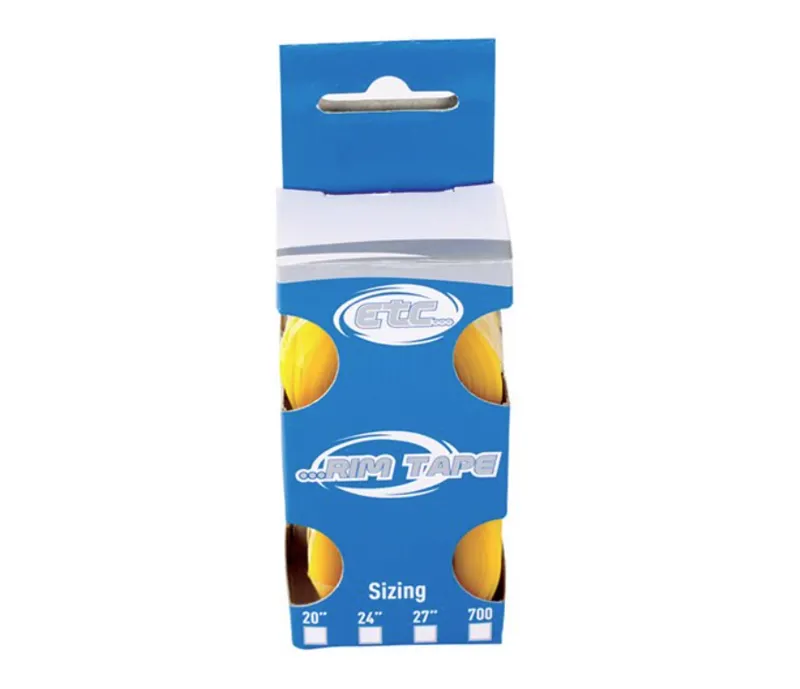ETC 18mm 26-inch Rim Tape in Yellow