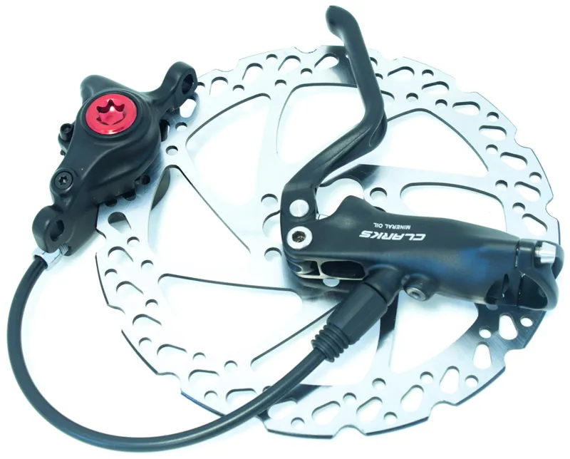 Clarks M3 Front and Rear Hydraulic Disc Brakeset 160mm full set up brakes rotors pads
