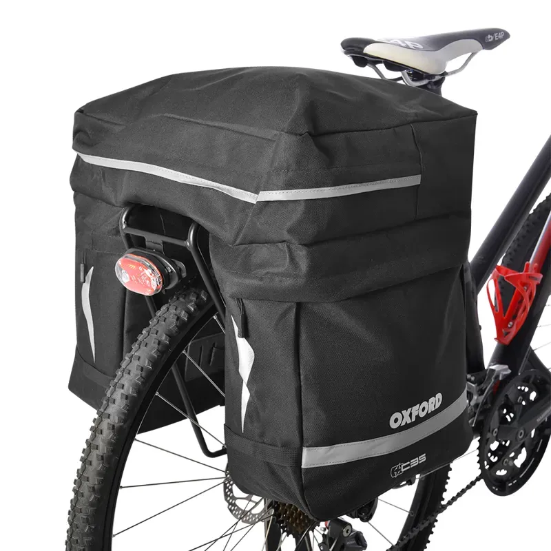 Oxford C35 35L Triple Pannier Bag in Black
