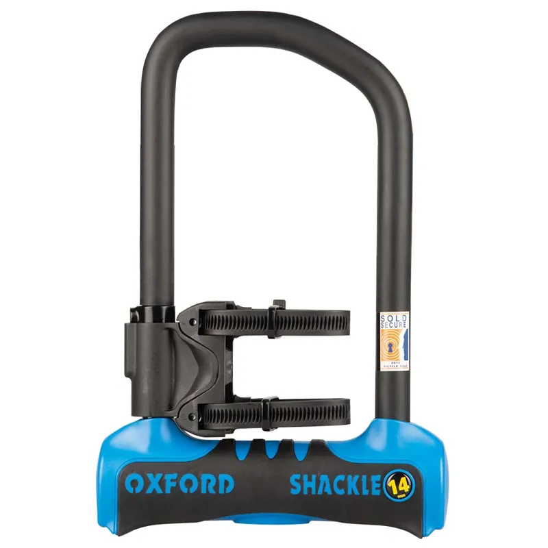 Oxford Shackle14 Pro 260x177mm U-Lock in Blue