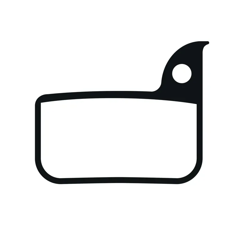 Oxford Fullstop SRAM Road Disc Pad in Black