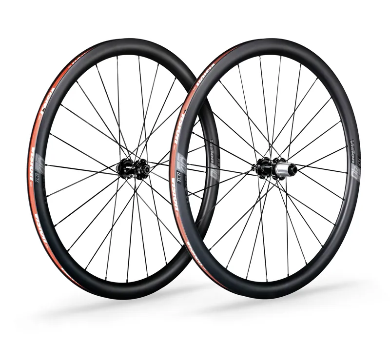 Vision SC 40 Disc Carbon Clincher Road Wheelset in Black