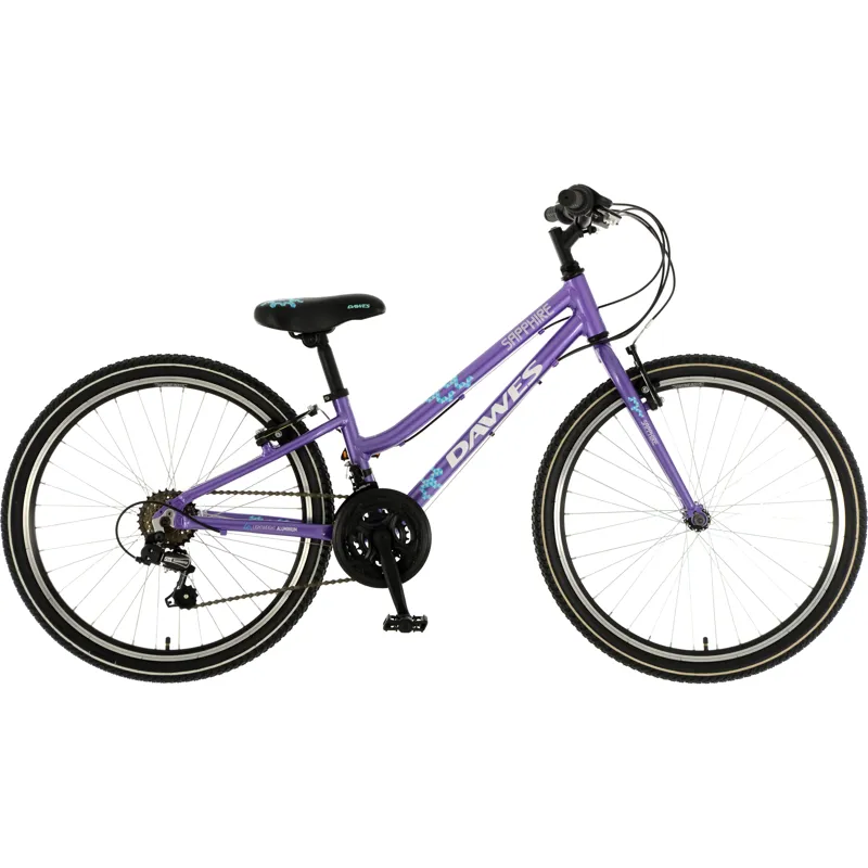 Dawes Sapphire 24in Childrens Bike in Purple