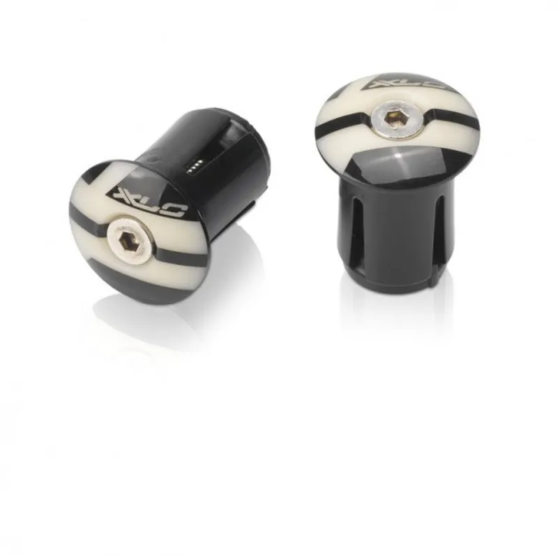 XLC GR-X02 Bar End Plugs in Black