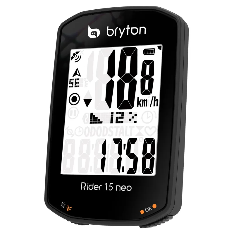 Bryton Rider 15e Neo Gps Cycle Computer: size