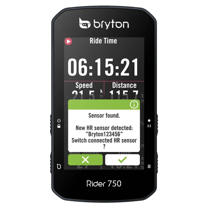 Bryton Rider 750t Gps Cycle Computer Bundle With Speed/Cadence  Heart Rate: size