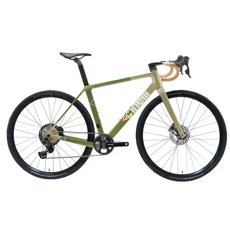 Cinelli King Zydeco II GRX 12X Gravel Bike in Sage/Sand