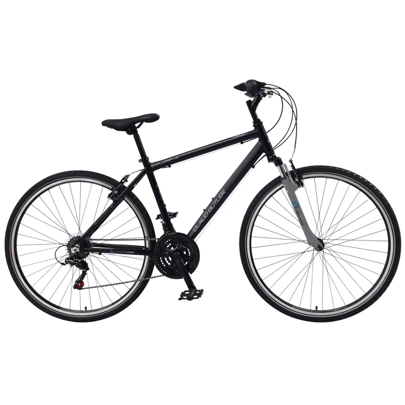 Claud Butler Explorer 1.0 Hybrid Bike in Black