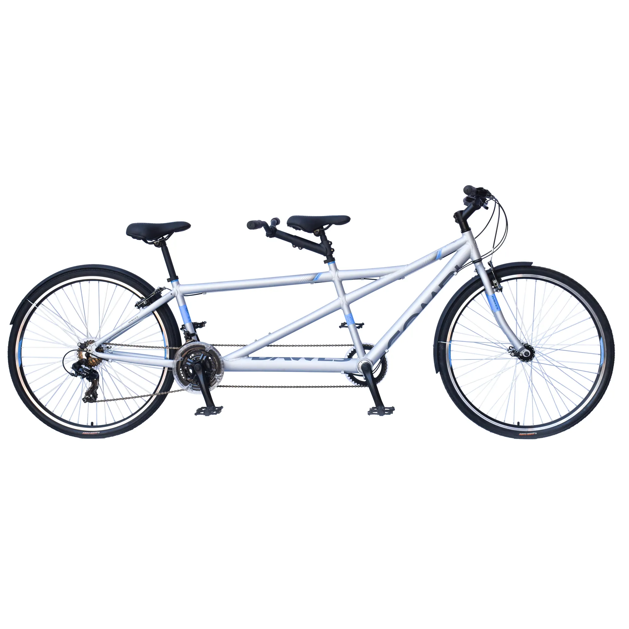 Dawes Combi 700c Tandem Bike in Silver