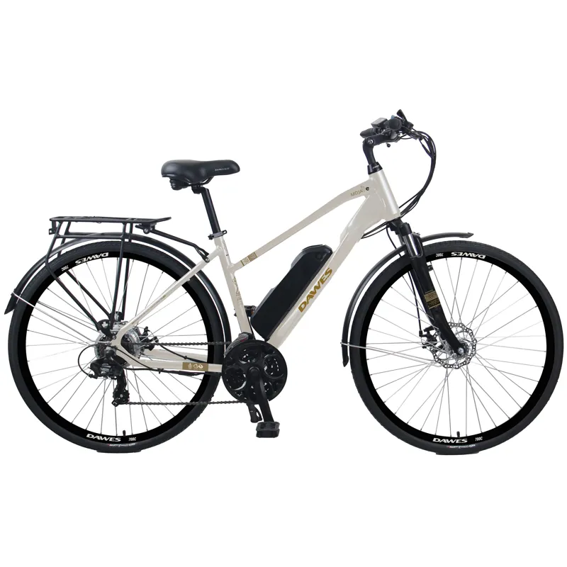 Dawes Mojav-E Electric Hybrid Bike in Cream