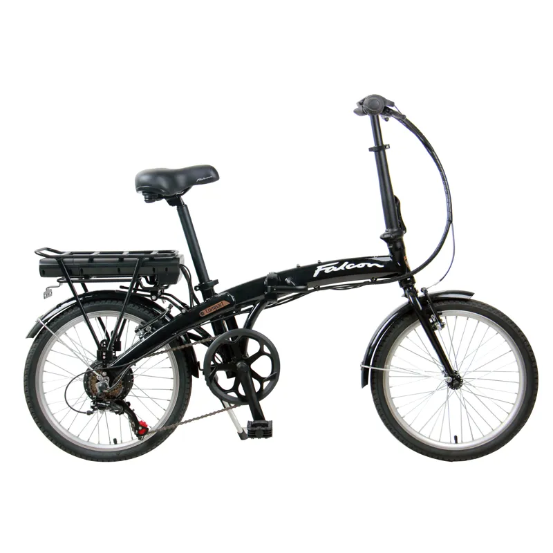 Falcon Compact 20in Electric Folding Bike in Black