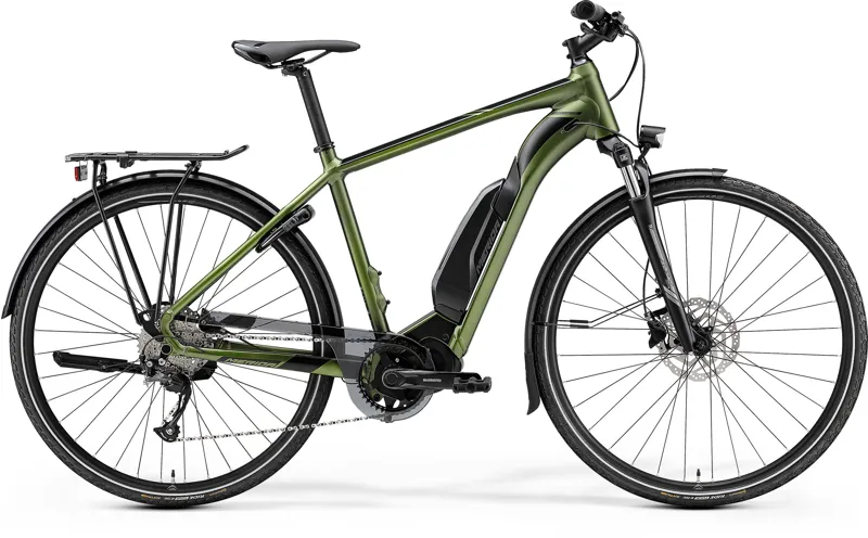 2022 Merida eSpresso 300SE EQ 418Wh MY22 Electric Bike in Green
