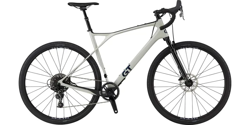 GT Grade Carbon X Gravel Bike in Battle Ship Grey