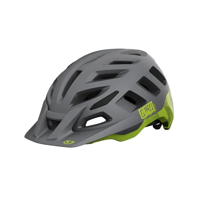 Giro Radix MIPS Dirt Helmet 2022: LIME S 51- 55CM BLACK/ADIZED s 51-55cm