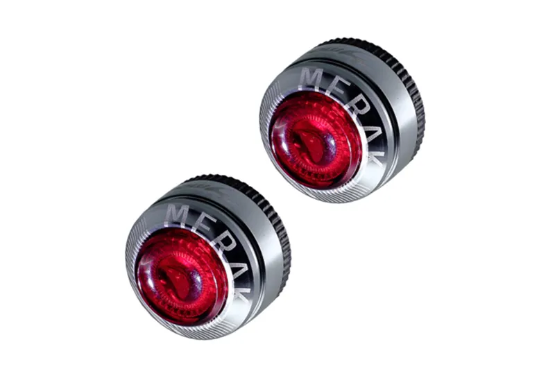 Moon Merak Bar End Rear Light Set In Silver