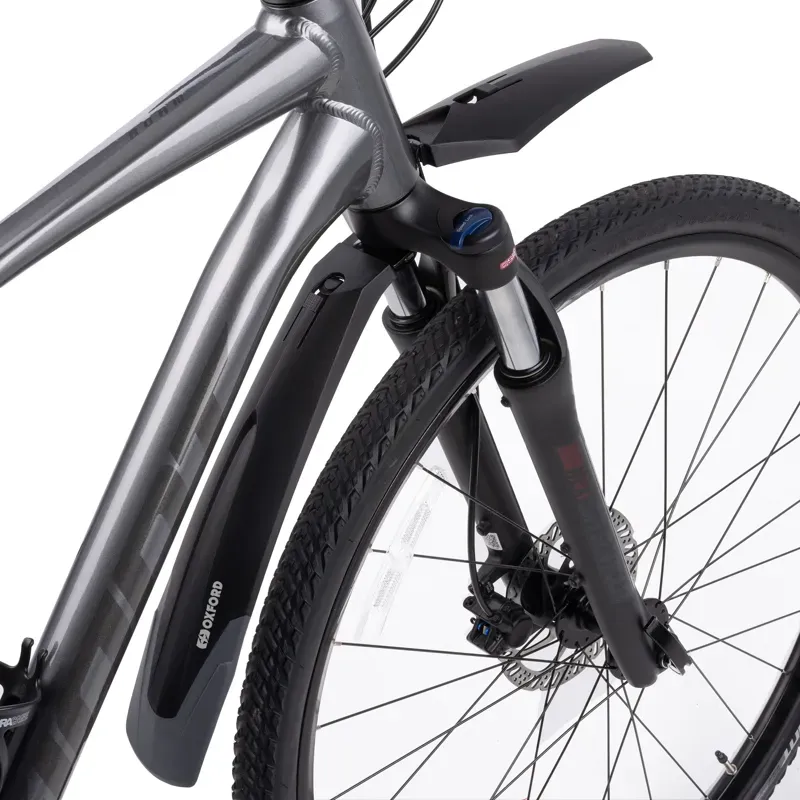 Oxford Mudstop Mountain Mudguard Set in Black-5