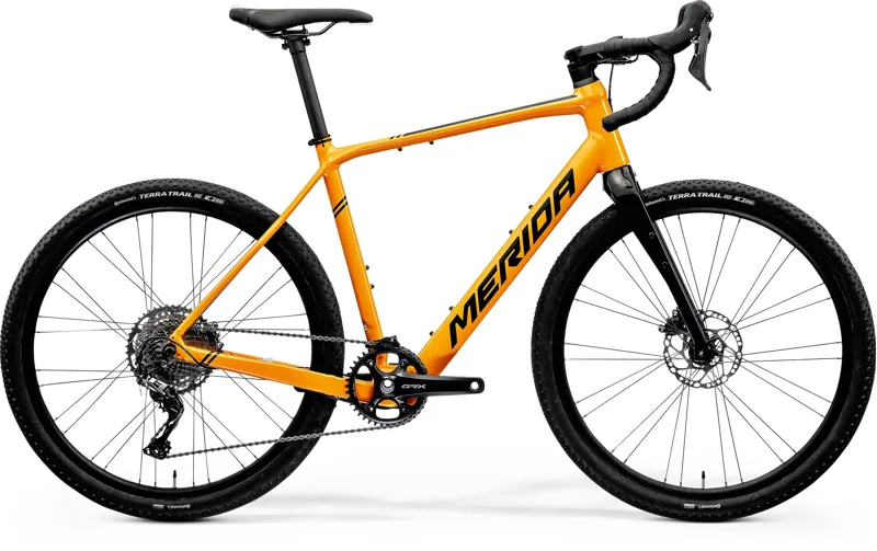 2021 Merida eSilex 600 Gravel Bike in Orange