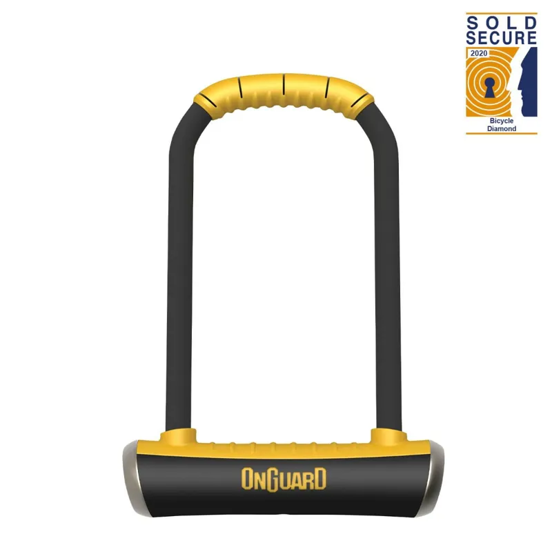 OnGuard Brute LS 8000 U-Lock 111 X 260 X 16. 8mm Black/Yellow 111 x 260mm