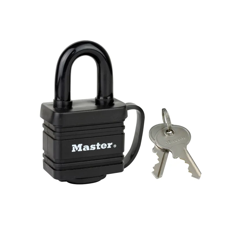 Masterlock 40mm Weatherproof Laminated Padlock in Black