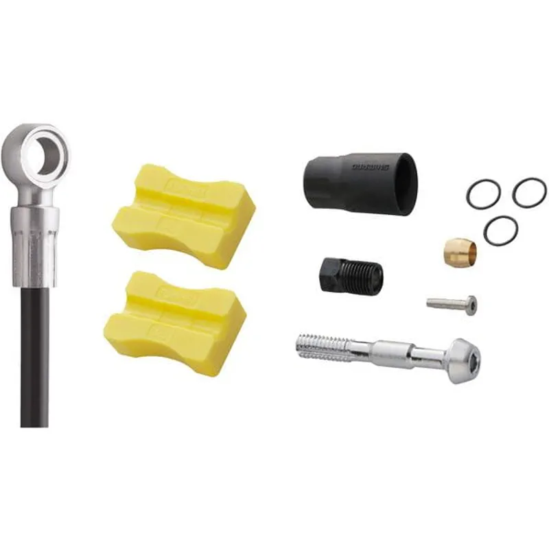 D/BRAKE BH90hoseBanjCnct FR BK Black front