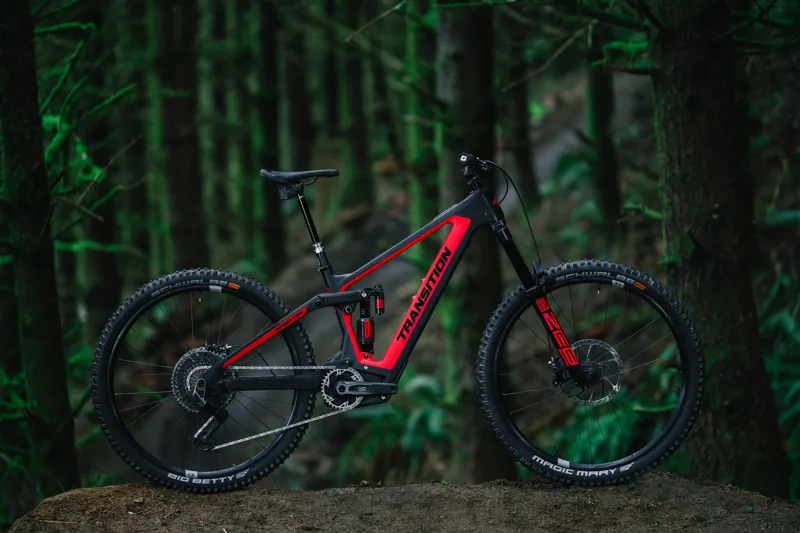 Transition Repeater PT Carbon MTB Complete MTB Ebike Bonfire Red-5