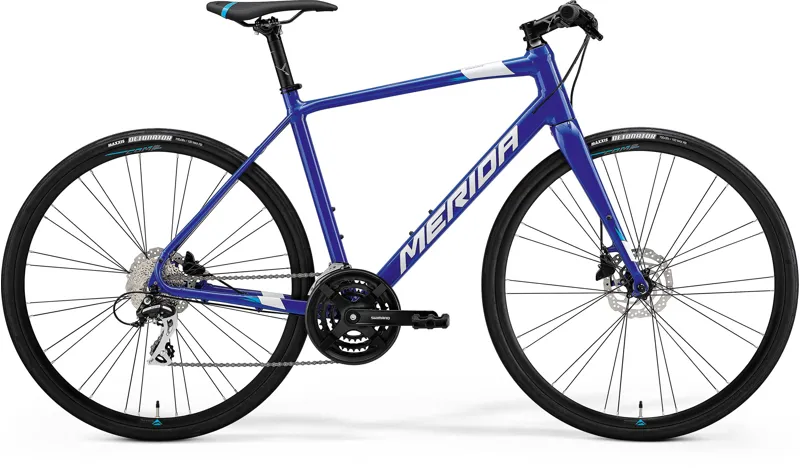 2021 Merida Speeder 100 Hybrid Bike in Blue