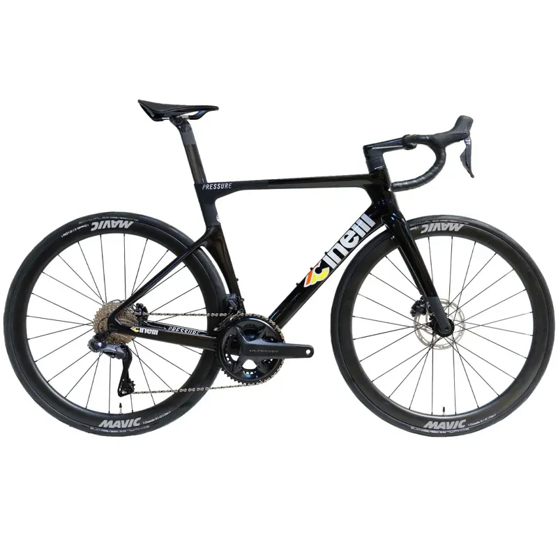 Cinelli Pressure Black Ultegra DI2 Cosmic Road Bike in Black